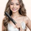 Hair Straightener and Curler 2 in 1 with Ionic Airflow, Ceramic Flat Iron Curling Iron, Professional Curling Wand with 360¬∞ Cooling Air Vents