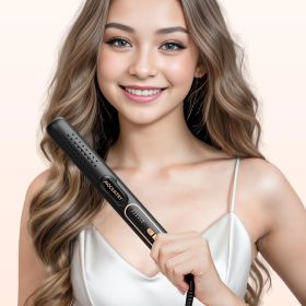 Hair Straightener and Curler 2 in 1 with Ionic Airflow, Ceramic Flat Iron Curling Iron, Professional Curling Wand with 360¬∞ Cooling Air Vents