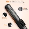 Hair Straightener and Curler 2 in 1 with Ionic Airflow, Ceramic Flat Iron Curling Iron, Professional Curling Wand with 360¬∞ Cooling Air Vents