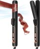 Hair Straightener and Curler 2 in 1 with Ionic Airflow, Ceramic Flat Iron Curling Iron, Professional Curling Wand with 360¬∞ Cooling Air Vents